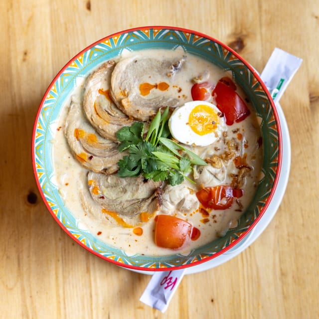 Tonkotsu Tom Yum Soup.