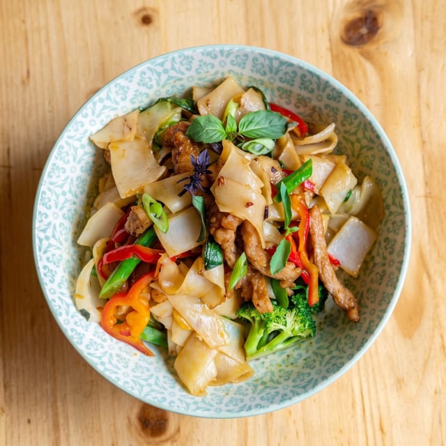 Pad Kee Mao (Drunken Noodle).